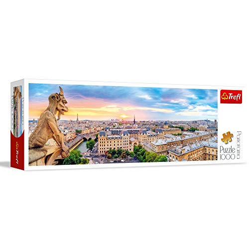 Trefl TR29029 Blick von der Kathedrale Notre-Dame 1000 Teile, Panorama, Premium Quality, für Erwachsene und Kinder ab 12 Jahren Puzzle, Farbig von Trefl