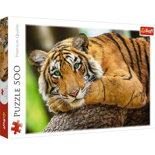 Trefl 916 37397 EA 500pcs Tiger, Multicoloured, Tigerporträt von Trefl