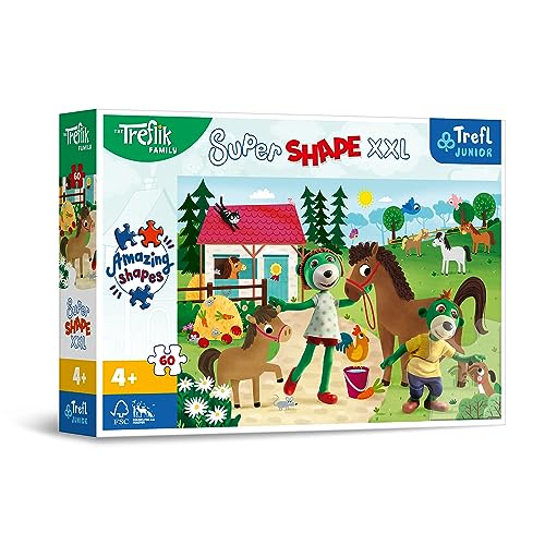 Trefl 50031 The Treflik Family Kinderpuzzle, Mehrfarbig von Trefl