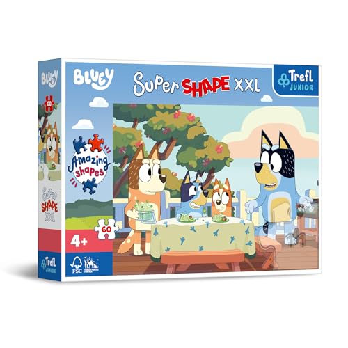 Junior Super Shape XXL Puzzle 60 Teile - Bluey von Trefl