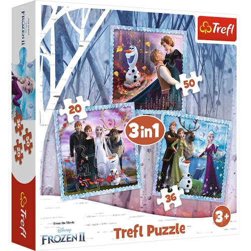 Trefl 916 34853 EA 3 in 1 Frozen, red von Trefl