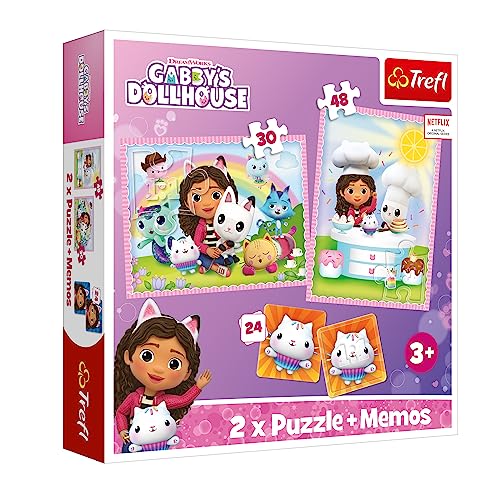 Trefl 93382 Gabby Kinderpuzzle, Mehrfarbig von Trefl