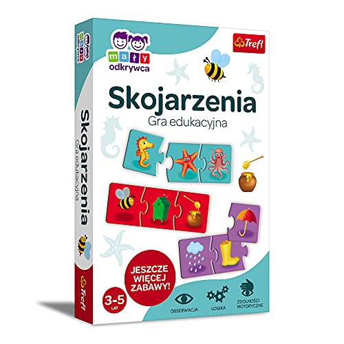 Trefl Assoziationen - Kleiner Entdecker Lernspiel für Kinder im Alter von 3-5 Jahren von Trefl