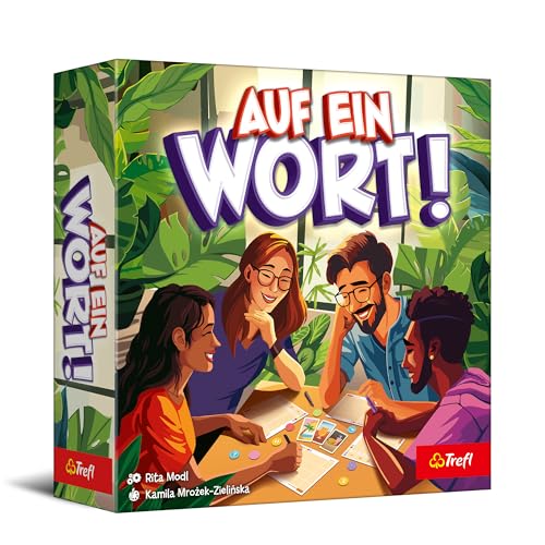 Trefl - Auf ein Wort! - Familien-Wortspiel, Emotionales Spiel, für Erwachsene und Kinder ab 8 Jahren, Mehrfabrig von Trefl