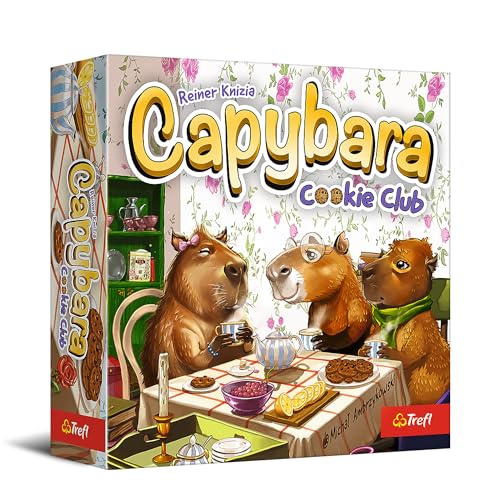 Trefl - Capybaras - Familienspiel, Strategie, Planung und logisches Denken, für Erwachsene und Kinder ab 8 Jahren, Mehrfabrig von Trefl