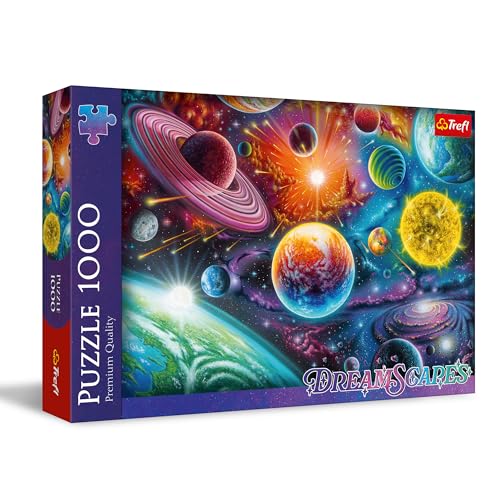 Trefl - DreamScapes: Weltraumabenteuer - Puzzle 1000 Elemente - Bildserie aus der Welt der Träume, für Erwachsene und Kinder ab 14 Jahren von Trefl