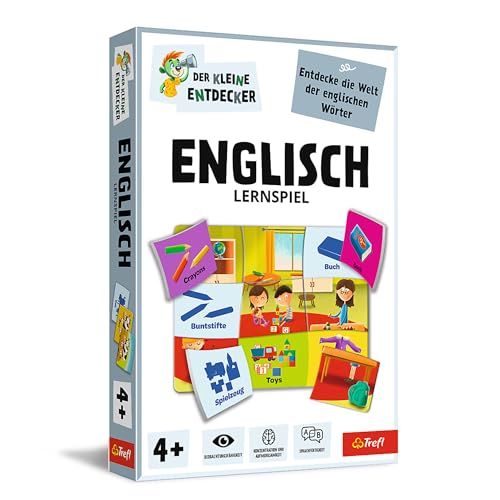 Trefl Englisch – Kleiner Entdecker Lernspiel für Kinder ab 4 Jahren Trefl Englisch – Kleiner Entdecker Lernspiel für Kinder ab 4 Jahren von Trefl