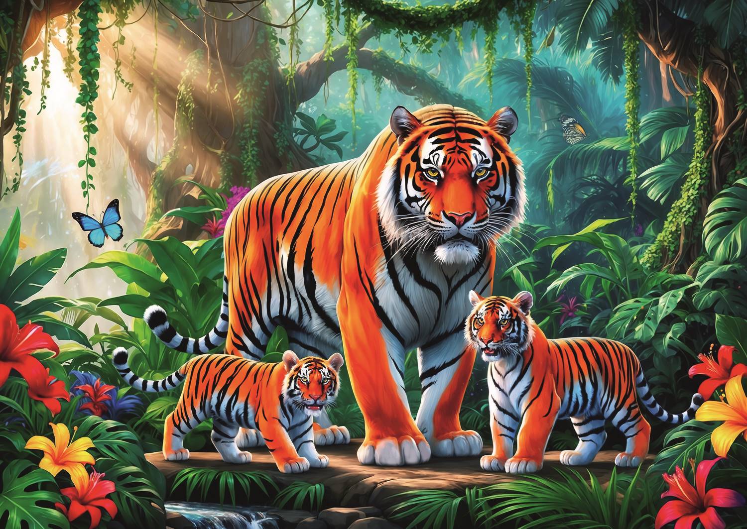 Trefl Gewohnheiten Des Tigers 200 Teile Puzzle Trefl-13330 Trefl Gewohnheiten Des Tigers 200 Teile Puzzle Trefl-13330 von Trefl