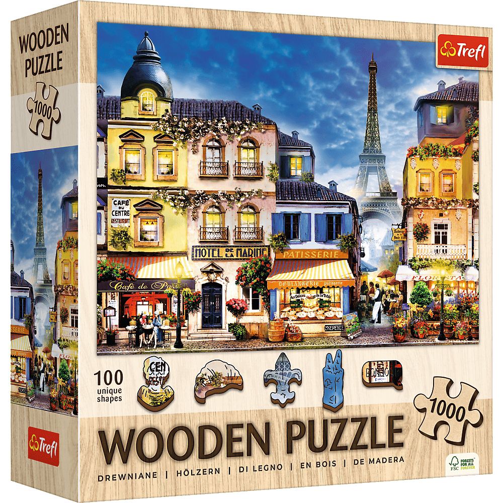 Trefl Holzpuzzle 1000 Teile - Französische Allee - Trefl Holzpuzzle 1000 Teile - Französische Allee - von Trefl