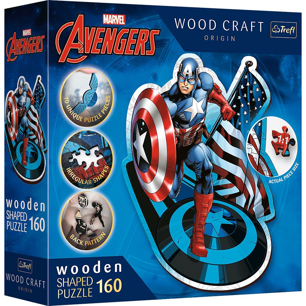Trefl Holzpuzzle 160 Teile - Marvel: Avengers Captain America - Trefl Holzpuzzle 160 Teile - Marvel: Avengers Captain America - von Trefl