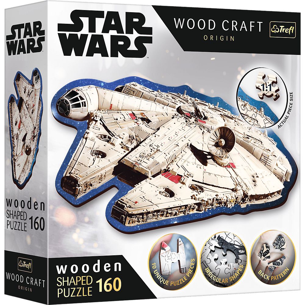 Trefl Holzpuzzle 160 Teile - Star Wars: Millennium Falcon - Trefl Holzpuzzle 160 Teile - Star Wars: Millennium Falcon - von Trefl