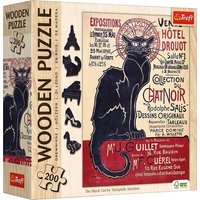 Trefl - Holzpuzzle 200 - Die schwarze Katze von Trefl