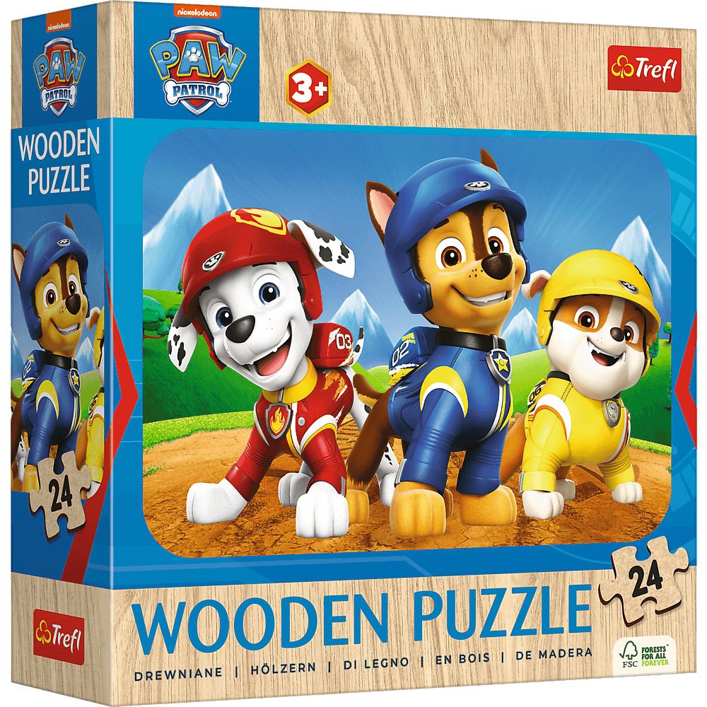 Trefl Holzpuzzle für Kinder 24 Teile - Paw Patrol: Hundecrew - Trefl Holzpuzzle für Kinder 24 Teile - Paw Patrol: Hundecrew - von Trefl