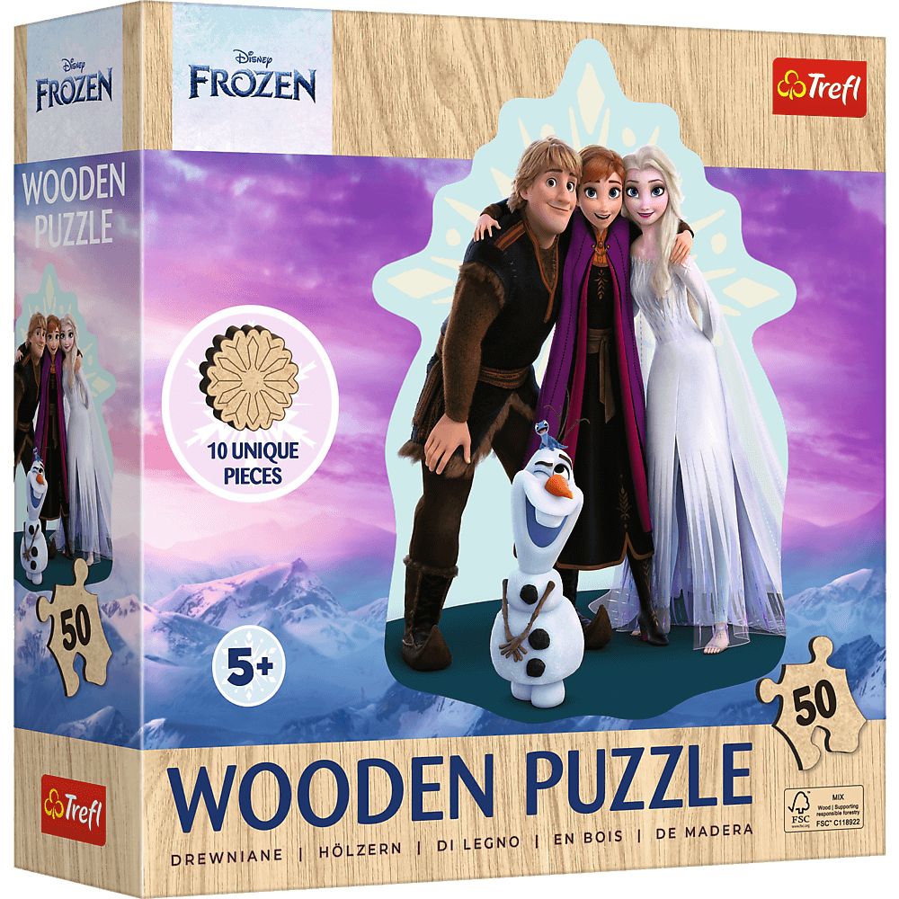 Trefl Holzpuzzle für Kinder 50 Teile - Disney: Frozen - Trefl Holzpuzzle für Kinder 50 Teile - Disney: Frozen - von Trefl