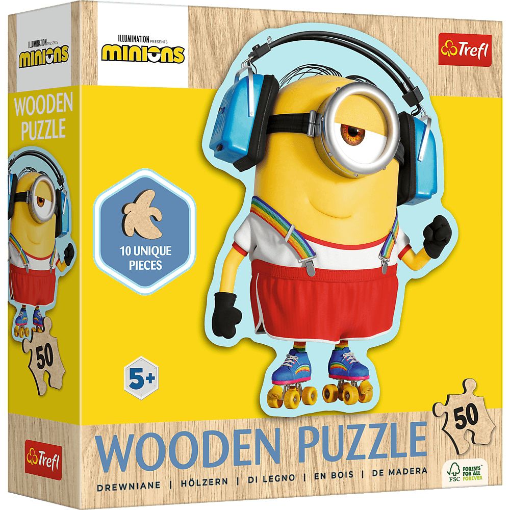 Trefl Holzpuzzle für Kinder 50 Teile - Minions - Trefl Holzpuzzle für Kinder 50 Teile - Minions - von Trefl