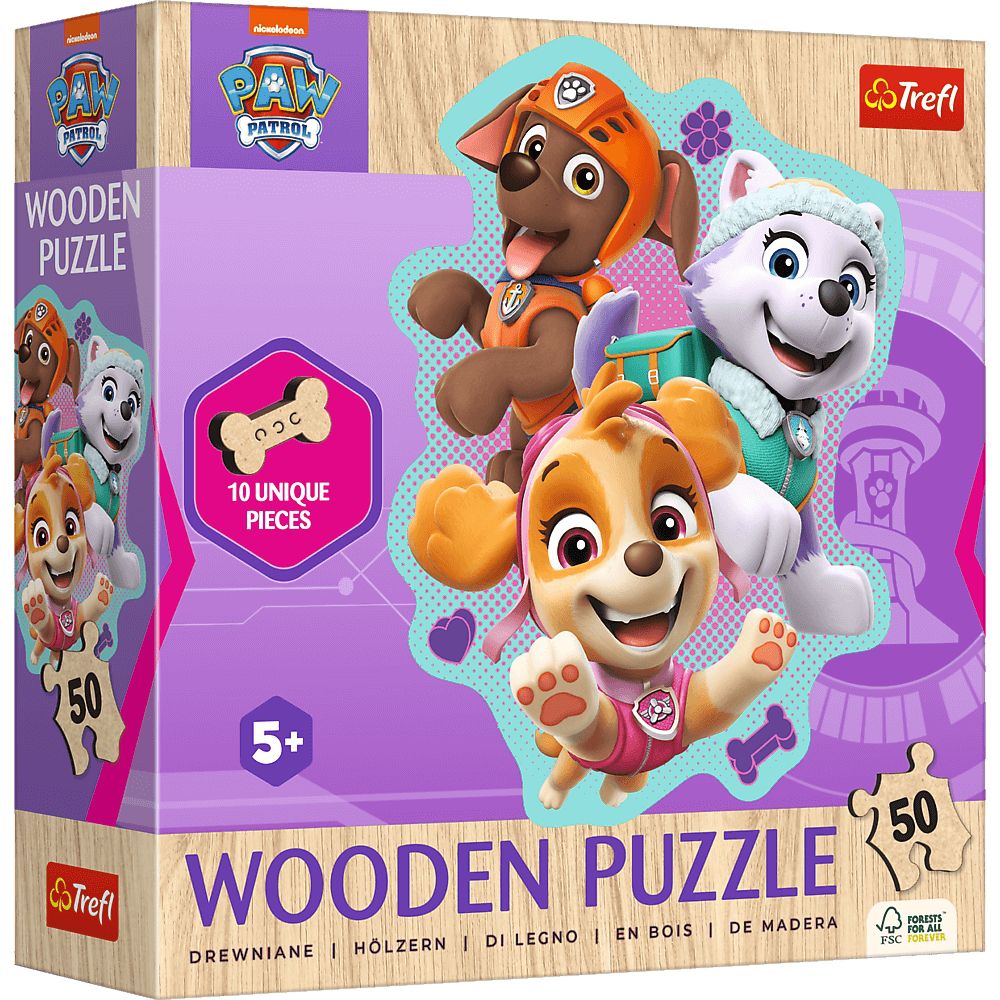 Trefl Holzpuzzle für Kinder 50 Teile - Paw Patrol - Trefl Holzpuzzle für Kinder 50 Teile - Paw Patrol - von Trefl