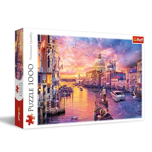 Trefl - Italien, Der Charme von Venedig - Puzzle 1000 Elemente - DIY-Puzzle, Kreative Unterhaltung, Spaß, Klassisches Puzzle für Erwachsene und Kinder ab 14 Jahren Trefl - Italien, Der Charme von Venedig - Puzzle 1000 Elemente - DIY-Puzzle, Kreative Unterhaltung, Spaß, Klassisches Puzzle für Erwachsene und Kinder ab 14 Jahren von Trefl