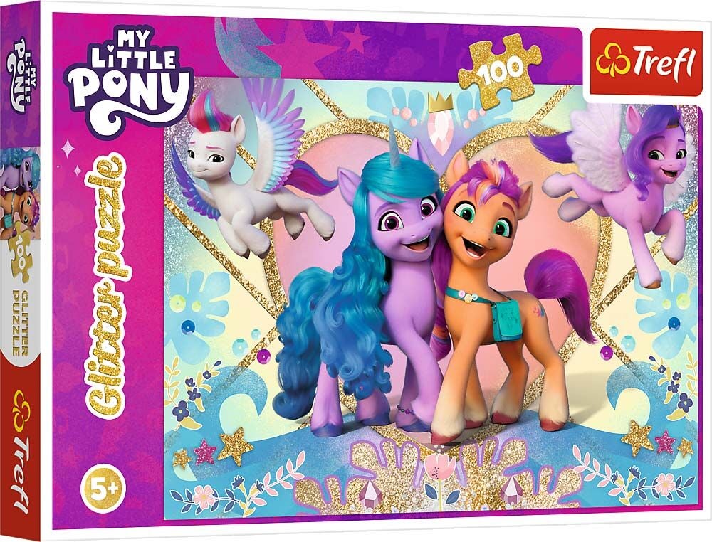 Trefl My Little Pony Glitter Puzzle 100 Teile von My Little Pony