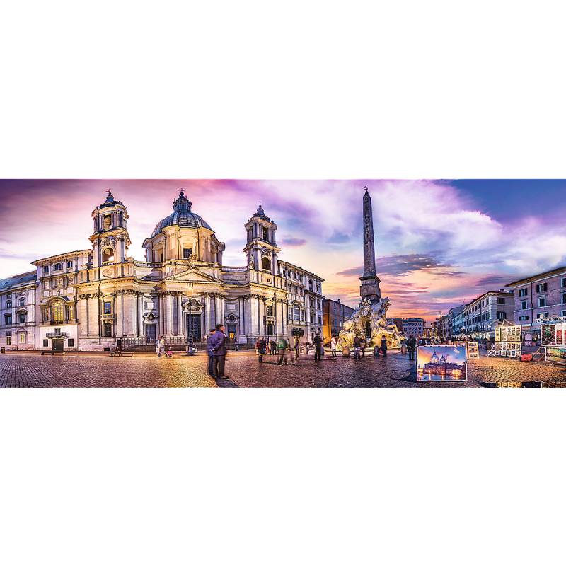 Trefl Piazza Navona, Rom 500 Teile Puzzle Trefl-29501 von Trefl