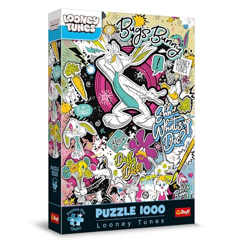 Trefl Premium Plus Quality - Looney Tunes Puzzle - 1000 Teile, eine Puzzleserie mit Lieblingshelden, für Erwachsene und Kinder ab 14 Jahren von Trefl