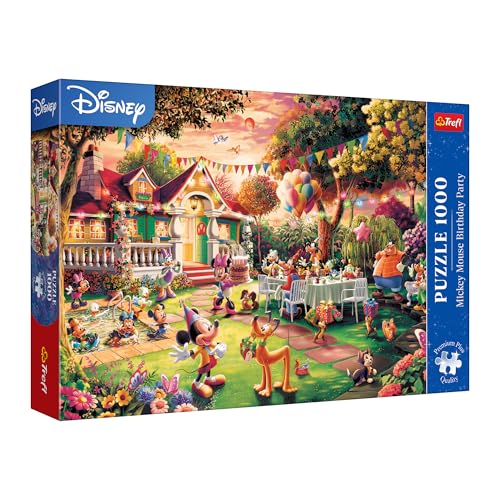 Trefl Premium Plus Quality - Mickey-Mouse-Geburtstagsparty – 1000 Teile, Charakter-Puzzle-Serie, für Erwachsene und Kinder ab 14 Jahren Trefl Premium Plus Quality - Mickey-Mouse-Geburtstagsparty – 1000 Teile, Charakter-Puzzle-Serie, für Erwachsene und Kinder ab 14 Jahren von Trefl