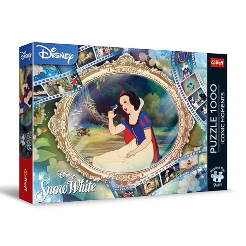 Trefl Premium Plus Quality - Puzzle Iconic Moments: Schneewittchen - 1000 Elemente, Puzzle-Serie mit Lieblingshelden, Ideale Anpassung der Teile, für Erwachsene und Kinder ab 12 Jahren von Trefl