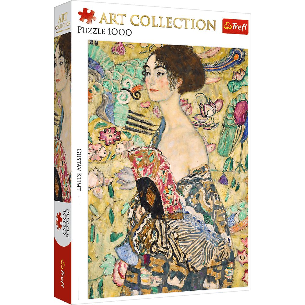 Trefl Puzzle 1000 Teile - Gustav Klimt: Dame mit Fächer - Trefl Puzzle 1000 Teile - Gustav Klimt: Dame mit Fächer - von Trefl