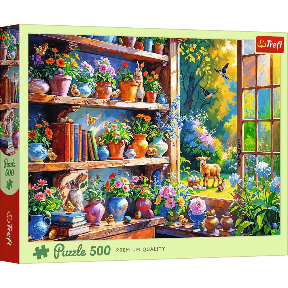 Trefl Puzzle 500 Teile - Frühlingsmorgen im Gewächshaus - Trefl Puzzle 500 Teile - Frühlingsmorgen im Gewächshaus - von Trefl