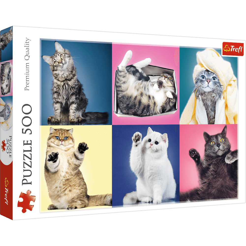 Trefl Puzzle 500 Teile - Katzen - Trefl Puzzle 500 Teile - Katzen - von Trefl