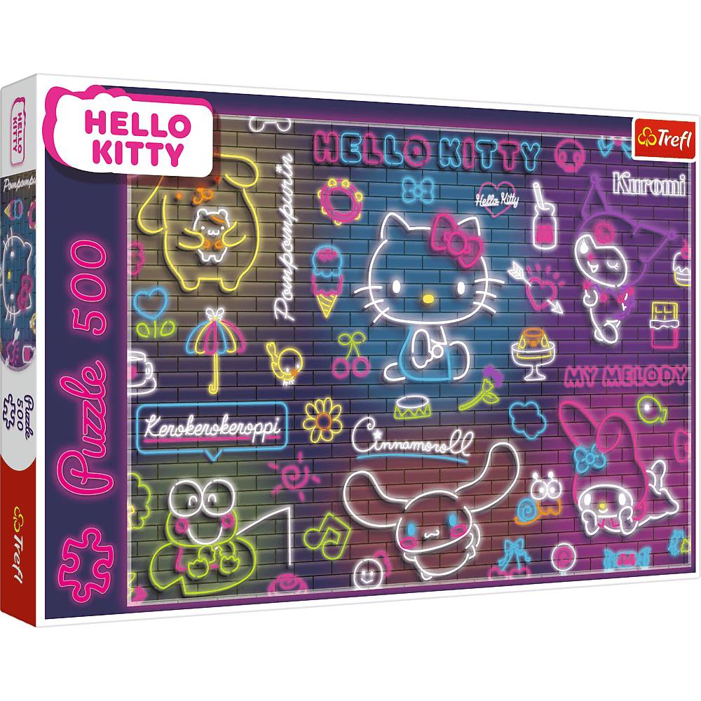 Trefl Puzzle 500 Teile - Neon Hello Kitty - Trefl Puzzle 500 Teile - Neon Hello Kitty - von Trefl