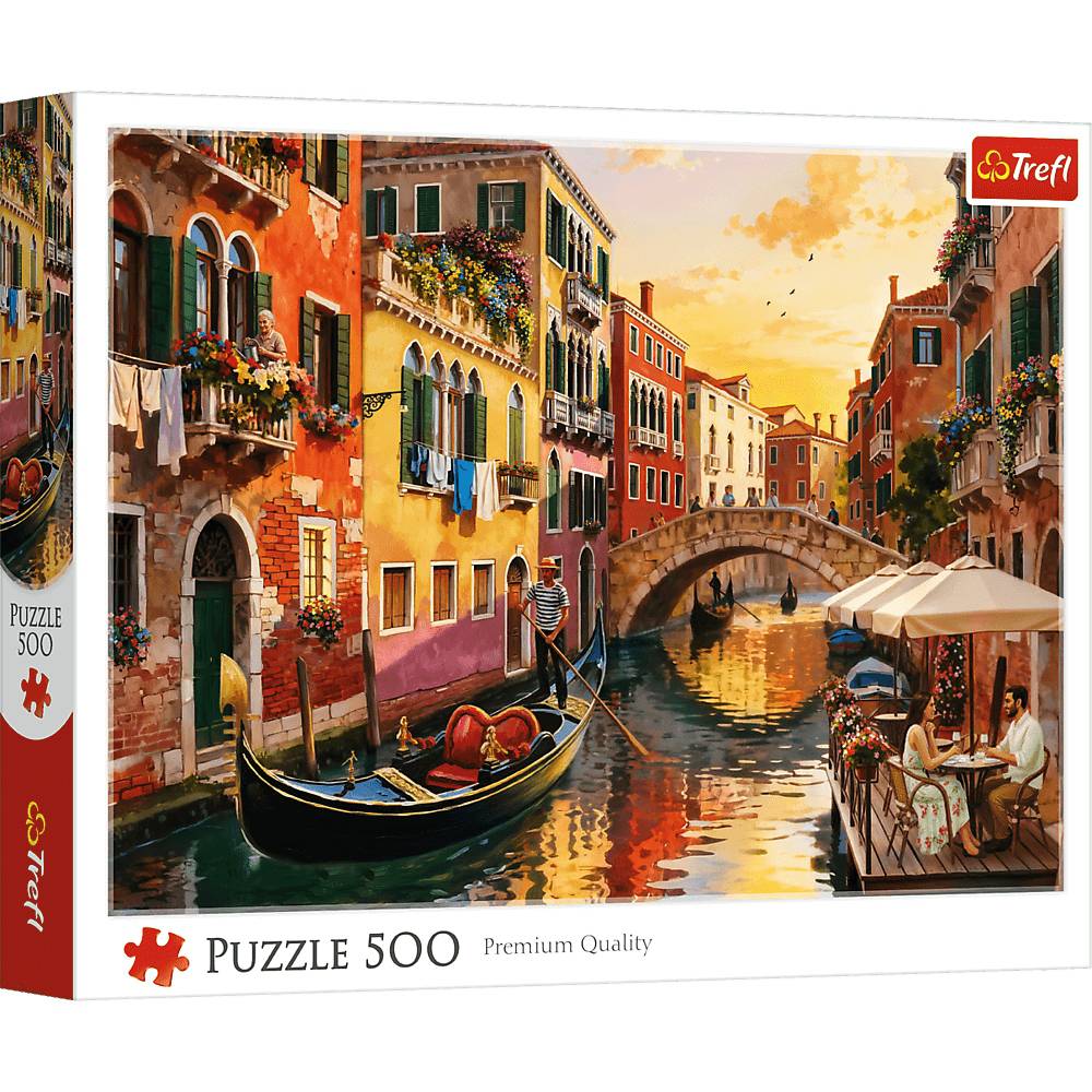 Trefl Puzzle 500 Teile - Venedig bei Sonnenuntergang - Trefl Puzzle 500 Teile - Venedig bei Sonnenuntergang - von Trefl