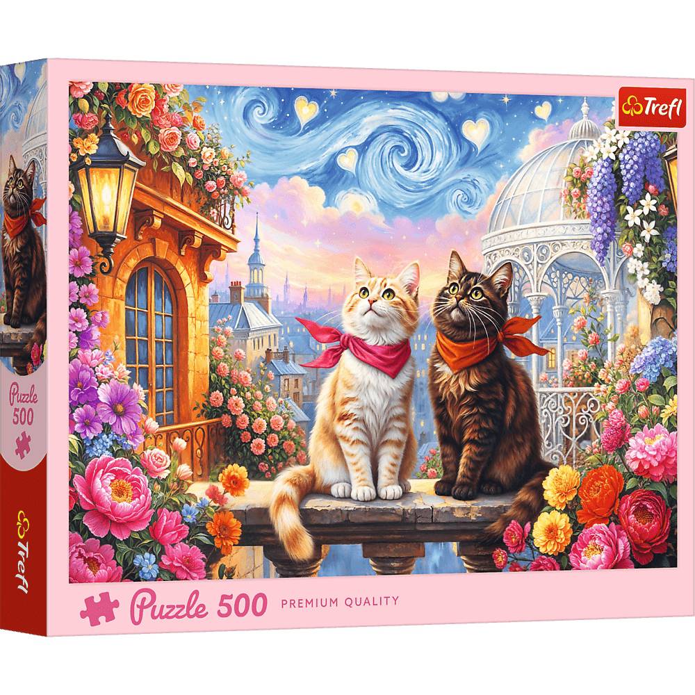 Trefl Puzzle 500 Teile - Verliebte Kätzchen - Trefl Puzzle 500 Teile - Verliebte Kätzchen - von Trefl