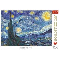 Trefl - Puzzle - Art Collection - Vincent van Goch / Die Sternennacht, 1000 Teile von Trefl