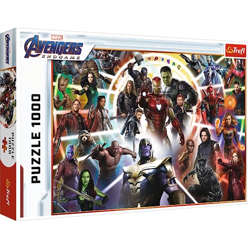 Trefl - Marvel, Avengers: Ende des Spiels - Puzzle 1000 Elemente - Superheldenpuzzle, DIY, kreative Unterhaltung, Spaß, Klassische Puzzles für Erwachsene und Kinder ab 12 Jahren von Trefl