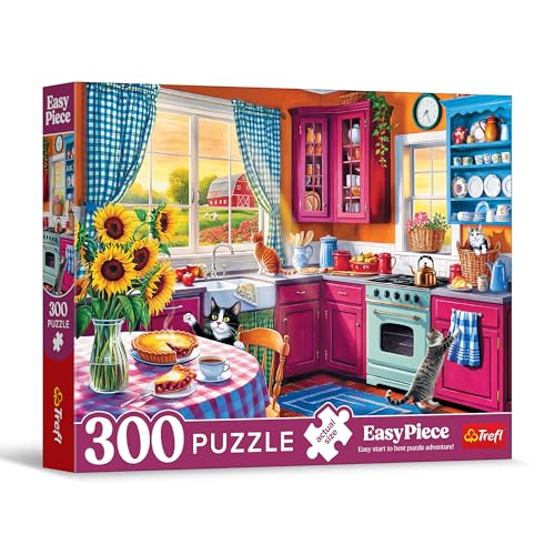 Trefl - EasyPiece Puzzle: Morgen in der Küche - 300 Teile - Große Teile, Leicht zu Puzzeln, für Erwachsene und Kinder ab 10 Jahren von Trefl