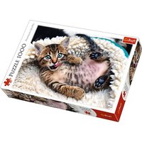 Trefl - Puzzle - Fröhliche Katze, 1000 Teile von Trefl