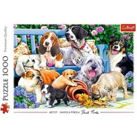 Trefl - Puzzle - Hunde im Garten, 1000 Teile von Trefl