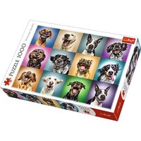 Trefl - Puzzle - Lustige Hunde Porträts, 1000 Teile von Trefl