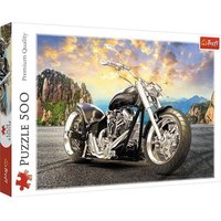 Trefl - Puzzle - Schwarzes Motorrad, 500 Teile von Trefl