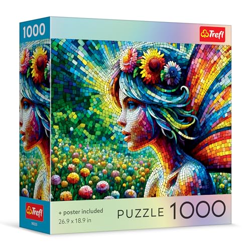 Trefl Quadratische Box: Kristallfee, 1000-teiliges Puzzle, 68,6 x 48,3 cm, Druck, DIY-Puzzle, kreativer Spaß, klassisches Puzzle für Erwachsene und Kinder ab 12 Jahren Trefl Quadratische Box: Kristallfee, 1000-teiliges Puzzle, 68,6 x 48,3 cm, Druck, DIY-Puzzle, kreativer Spaß, klassisches Puzzle für Erwachsene und Kinder ab 12 Jahren von Trefl