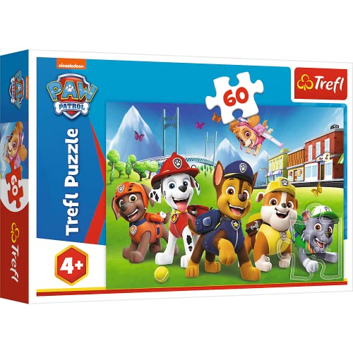 Trefl S.A. 17375 Psi NA Polanie 60 Teile Paw Patrol auf der Lichtung für Kinder ab 4 Jahren Puzzle|Erwachsenenpuzzle von Trefl