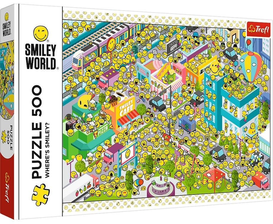 Trefl Smiley World 500 Teile Puzzle Trefl-37429 von Trefl