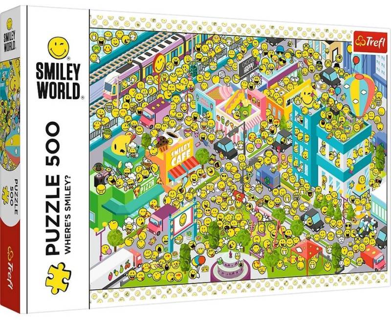 Trefl Smiley World 500 Teile Puzzle Trefl-37429 von Trefl