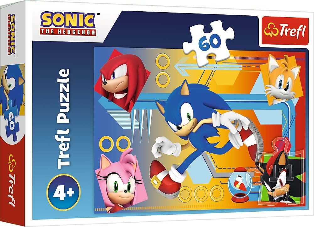 Trefl Sonic Puzzle 60 Teile von Sonic The Hedgehog