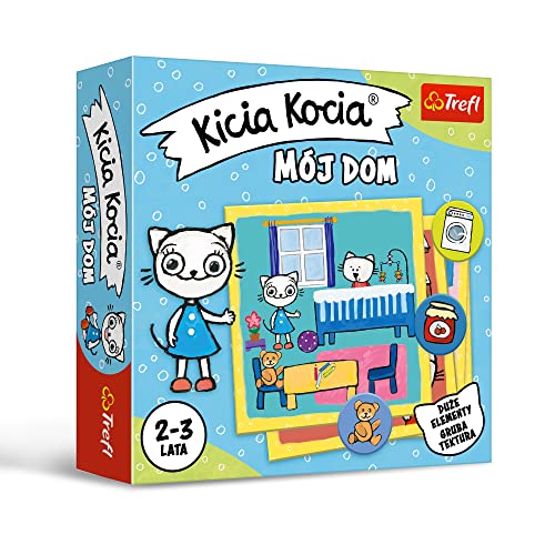 Trefl - Spiel - Kicia Katze Mein Haus - Artikel des Alltags, Zuordnen Objekte für Wohnraum, Kicia Katze, Bildungsloterika für Kinder ab 2 Jahre Trefl - Spiel - Kicia Katze Mein Haus - Artikel des Alltags, Zuordnen Objekte für Wohnraum, Kicia Katze, Bildungsloterika für Kinder ab 2 Jahre von Trefl