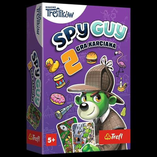 Trefl - Spy Guy 2 Kartenspiel - Koop-Beobachtungsspiel, Taschen-Familienspiel, Suche Trail, Erwachsene und Kinder ab 5 Jahren Trefl - Spy Guy 2 Kartenspiel - Koop-Beobachtungsspiel, Taschen-Familienspiel, Suche Trail, Erwachsene und Kinder ab 5 Jahren von Trefl