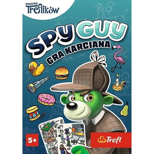 Trefl - Spy Guy Kartenspiel - Koop-Beobachtungsspiel, Taschen-Familienspiel, Suche Trail, für Erwachsene und Kinder ab 5 Jahren von Trefl