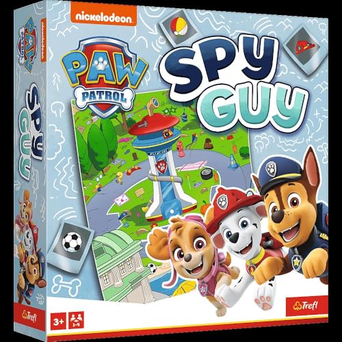 Trefl - Spy Guy PAW Patrol - Koop-Beobachtungsspiel für die Kleinsten mit Helden Märchen-Hund Patrol, für Kinder ab 3 Jahren von Trefl