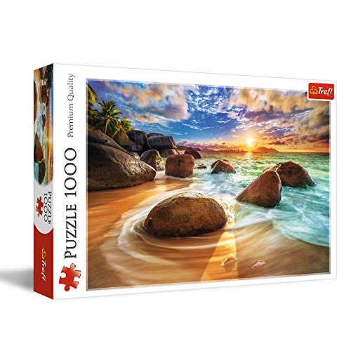 Trefl TR10461 Samudra Beach, Indien 1000 Teile, Premium Quality, für Erwachsene und Kinder ab 12 Jahren Puzzle, Farbig von Trefl