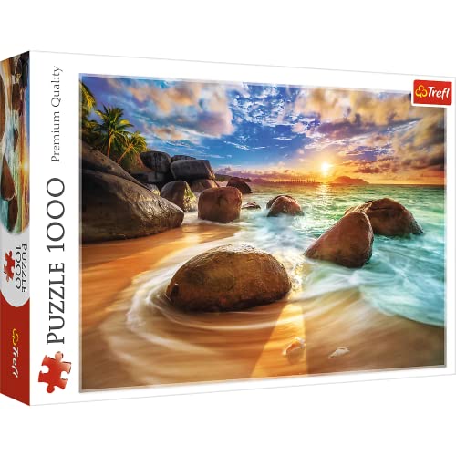 Trefl TR10461 Samudra Beach, Indien 1000 Teile, Premium Quality, für Erwachsene und Kinder ab 12 Jahren Puzzle, Farbig von Trefl